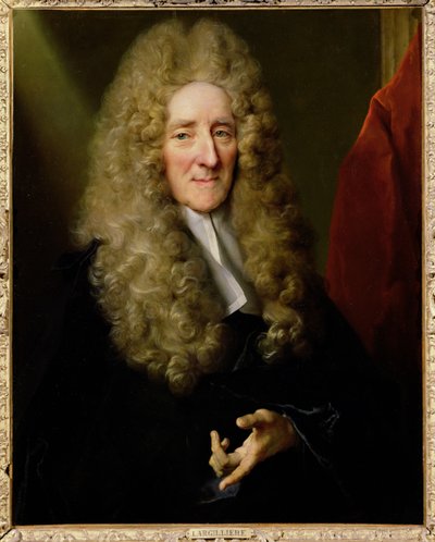 Portret van een man door Nicolas de Largillière